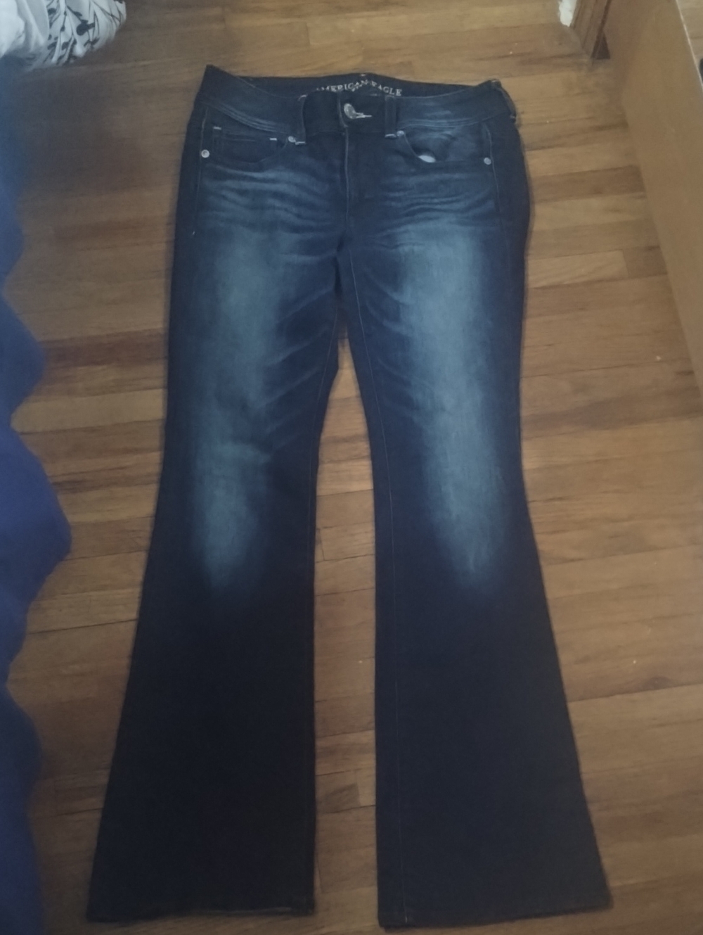 American Eagle Outfitters Dark Blue Flare Jeans